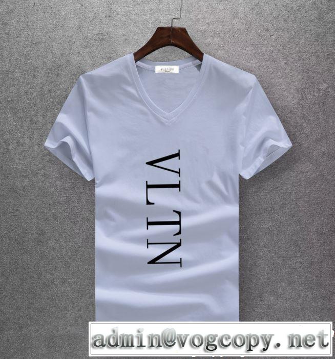 ヴァレンティノ VALENTINO Tシャツ/ティーシャツ 3色可選 2019年夏の一押しファッションアイテム 大胆なデザイン