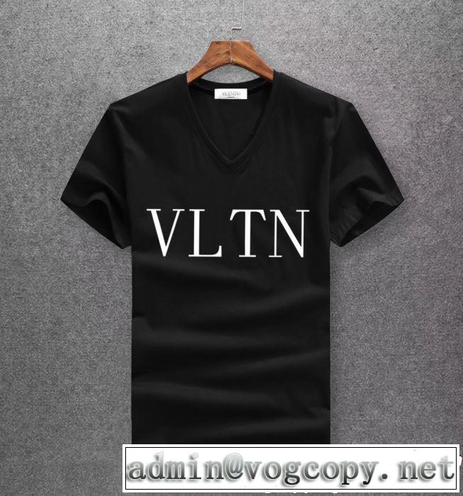 VALENTINO Tシャツ/ティーシャツ 3色可選 2019年最新ファッション きちんと感が抜群 ヴァレンティノ