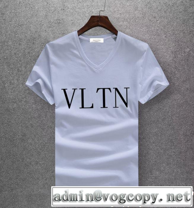 VALENTINO Tシャツ/ティーシャツ 3色可選 2019年最新ファッション きちんと感が抜群 ヴァレンティノ