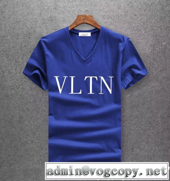 VALENTINO Tシャツ/ティーシャツ 3色可選 2019年最新ファッション きちんと感が抜群 ヴァレンティノ