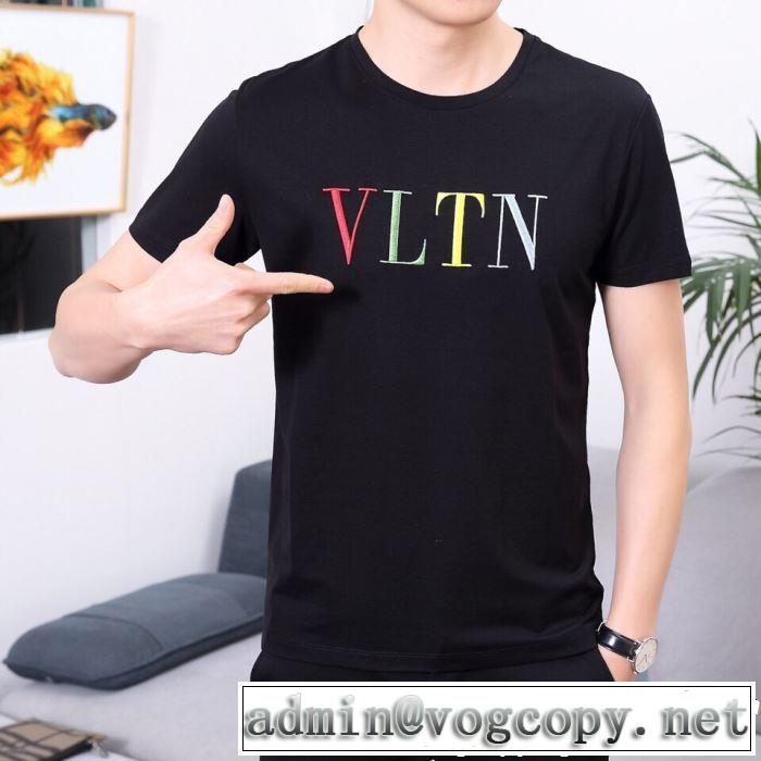 おしゃれな夏ファッション2019 カジュアルさ ヴァレンティノ VALENTINO Tシャツ/ティーシャツ 3色可選
