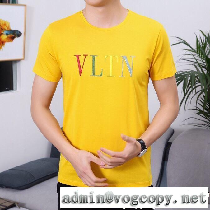 おしゃれな夏ファッション2019 カジュアルさ ヴァレンティノ VALENTINO Tシャツ/ティーシャツ 3色可選