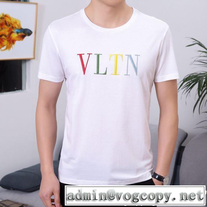 おしゃれな夏ファッション2019 カジュアルさ ヴァレンティノ VALENTINO Tシャツ/ティーシャツ 3色可選