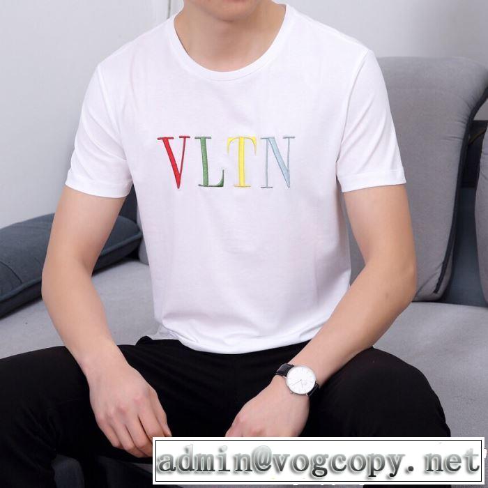 おしゃれな夏ファッション2019 カジュアルさ ヴァレンティノ VALENTINO Tシャツ/ティーシャツ 3色可選