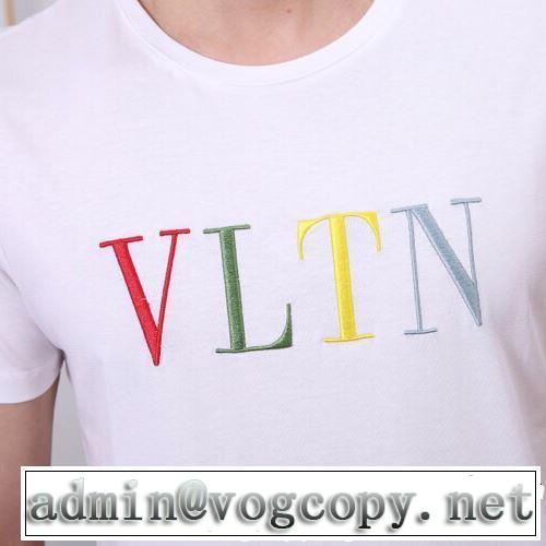 おしゃれな夏ファッション2019 カジュアルさ ヴァレンティノ VALENTINO Tシャツ/ティーシャツ 3色可選