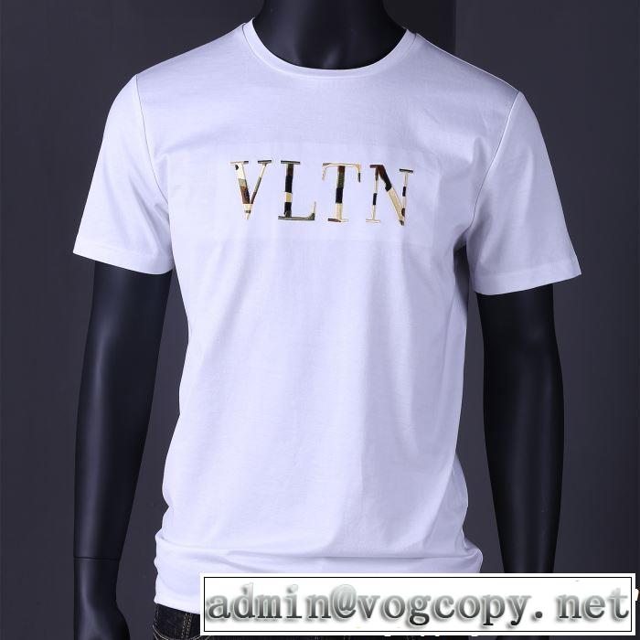 きちんと感をプラス ヴァレンティノ VALENTINO Tシャツ/ティーシャツ 2色可選 春夏の流行り2019新品