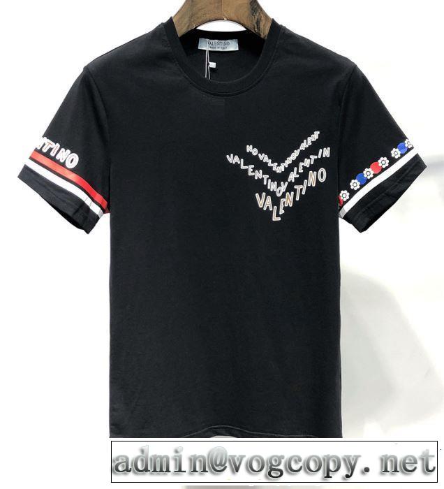 ヴァレンティノ VALENTINO Tシャツ/ティーシャツ 2色可選 大人カジュアル夏ファッション2019 抜け感スゴイ