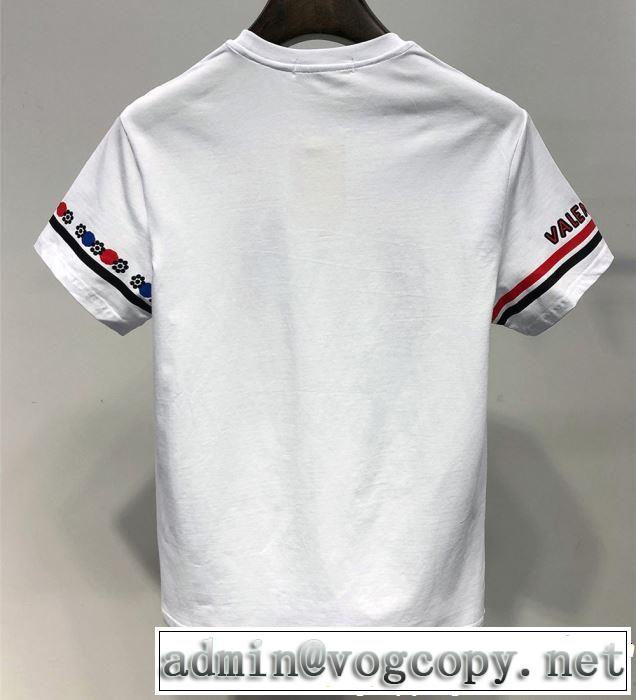 ヴァレンティノ VALENTINO Tシャツ/ティーシャツ 2色可選 大人カジュアル夏ファッション2019 抜け感スゴイ