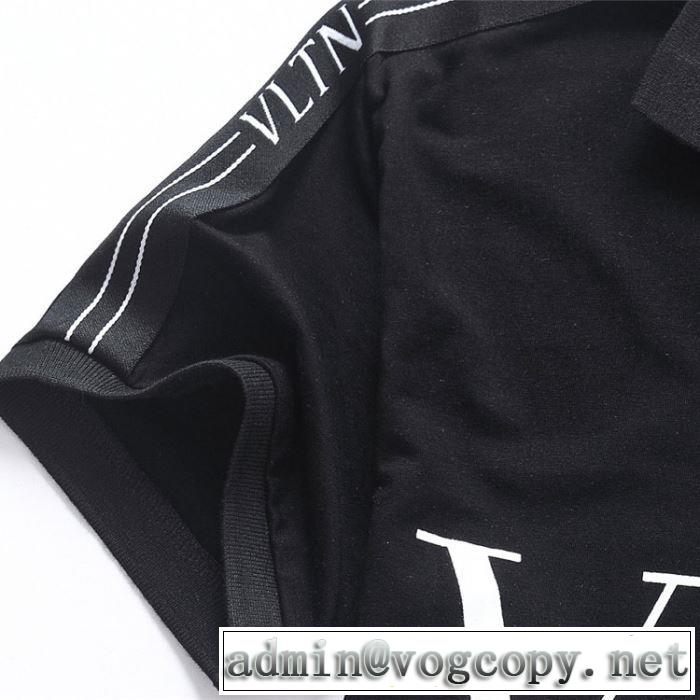 2019夏ファション新品 VALENTINO 2色可選 韓国の人気 Tシャツ/半袖ヴァレンティノ