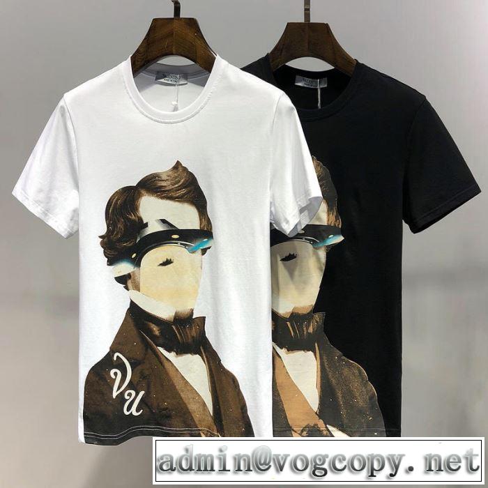 すごく稀少カラー  Tシャツ/半袖ヴァレンティノ超あたたかい VALENTINO 2色可選 2019春夏の大注目トレンド