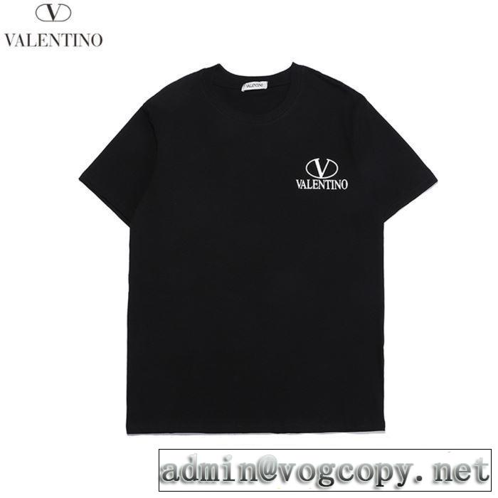 完売在庫確保  Tシャツ/半袖ヴァレンティノ春夏の流行り2019新品  VALENTINO 2色可選