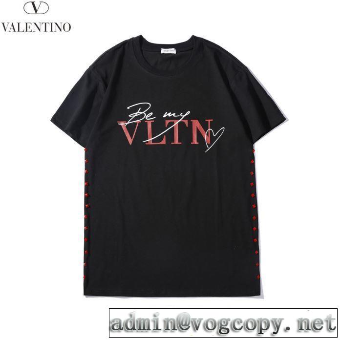 NEW素敵  Tシャツ/半袖ヴァレンティノ2019春夏も引き続き人気セール  VALENTINO 2色可選 人気商品