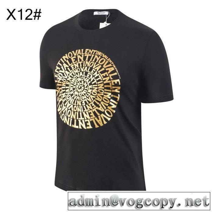 大人の色味 VALENTINO大人気オリジナル  3色可選 2019限定 男性に人気 Tシャツ/半袖ヴァレンティノ