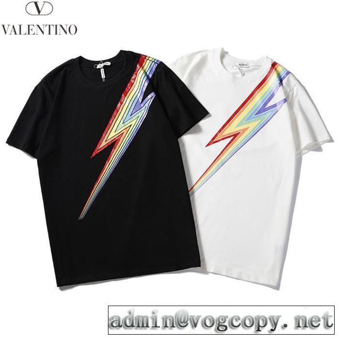 ヴァレンティノ2019夏ファション新品 VALENTINO 2色可選  Tシャツ/半袖 いろいろ選べる