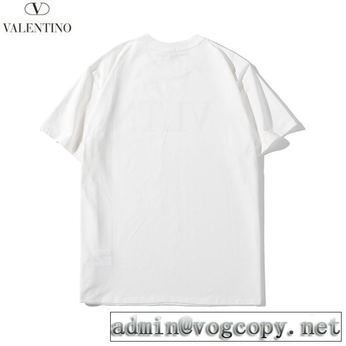 最新先取りおしゃれなロゴ入りVALENTINO 3色可選  Tシャツ/半袖ヴァレンティノ 2019春夏の大注目トレンド