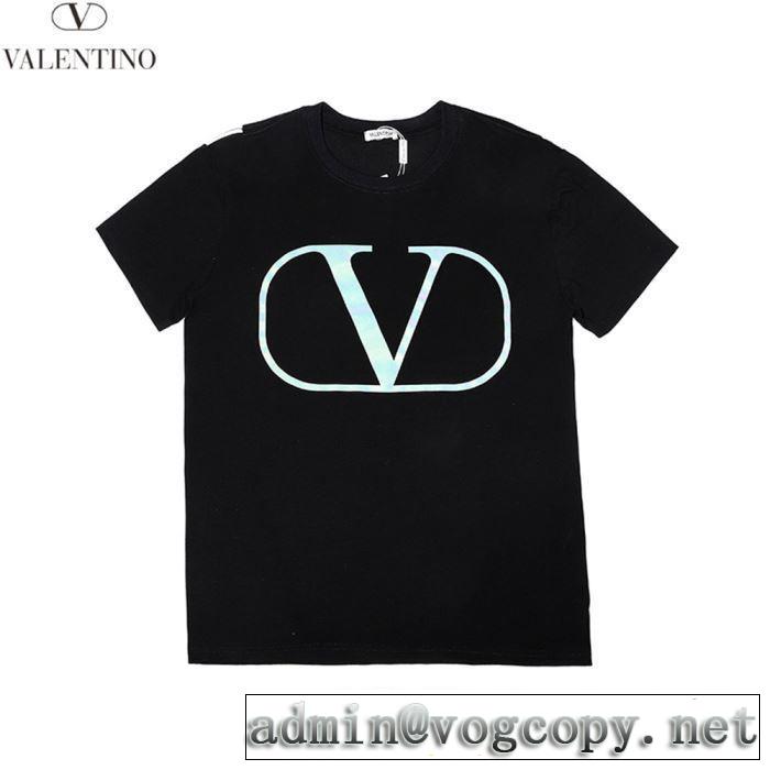 2019夏ファション新品  Tシャツ/半袖ヴァレンティノ手持ち在庫あり海外セレブ愛用 VALENTINO 4色可選