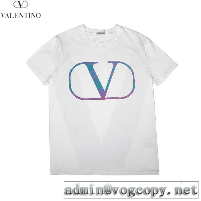 2019夏ファション新品  Tシャツ/半袖ヴァレンティノ手持ち在庫あり海外セレブ愛用 VALENTINO 4色可選