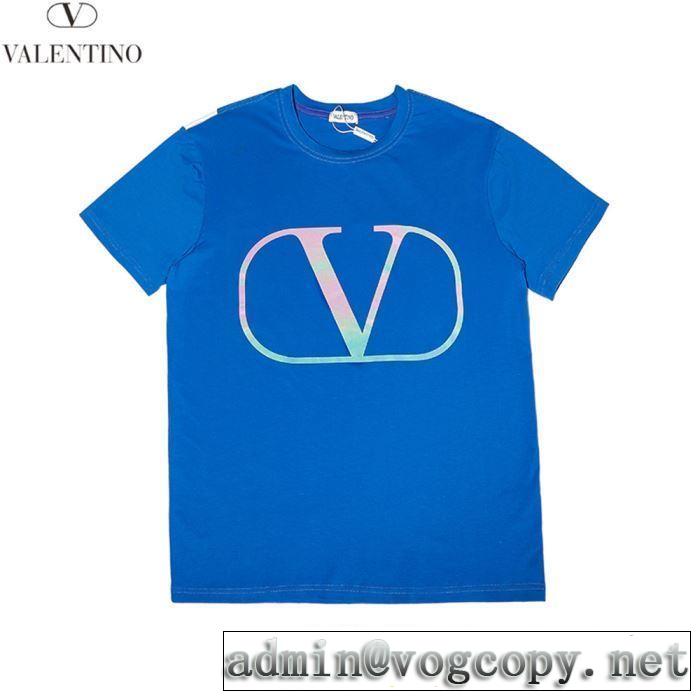 2019夏ファション新品  Tシャツ/半袖ヴァレンティノ手持ち在庫あり海外セレブ愛用 VALENTINO 4色可選