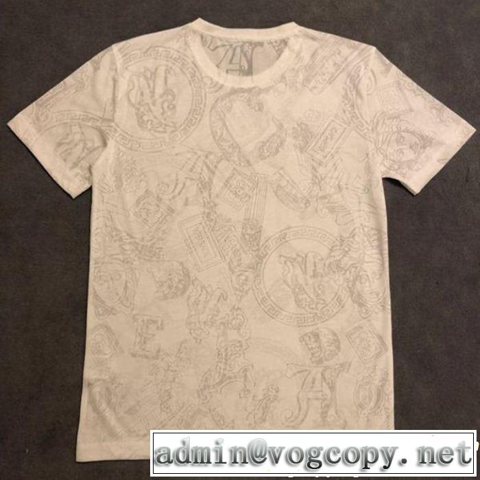 VIPセール 半袖Tシャツ 今旬のシルエットバランス  VERSACE ヴェルサーチ 2019即旬な装いに