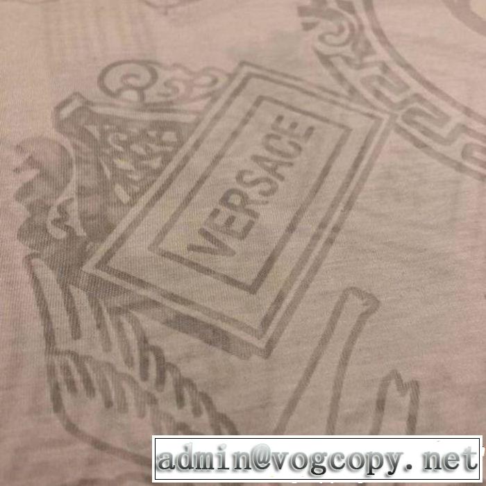 VIPセール 半袖Tシャツ 今旬のシルエットバランス  VERSACE ヴェルサーチ 2019即旬な装いに