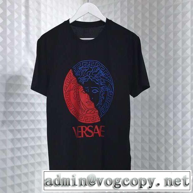 爽やかさ VERSACE ヴェルサーチ 半袖Tシャツ 2色可選 る春夏おすすめの人気商品