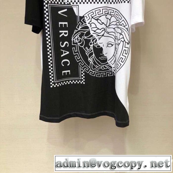VERSACE ヴェルサーチ 半袖Tシャツ 2色可選 夏大人気のアイテム リラックススタイルが実現