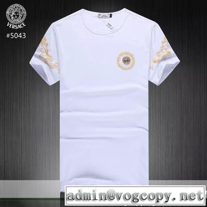 2019年最新ファッション ヴェルサーチVERSACE Tシャツ/ティーシャツ 3色可選 きれいめ派に上質