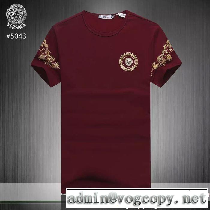 2019年最新ファッション ヴェルサーチVERSACE Tシャツ/ティーシャツ 3色可選 きれいめ派に上質