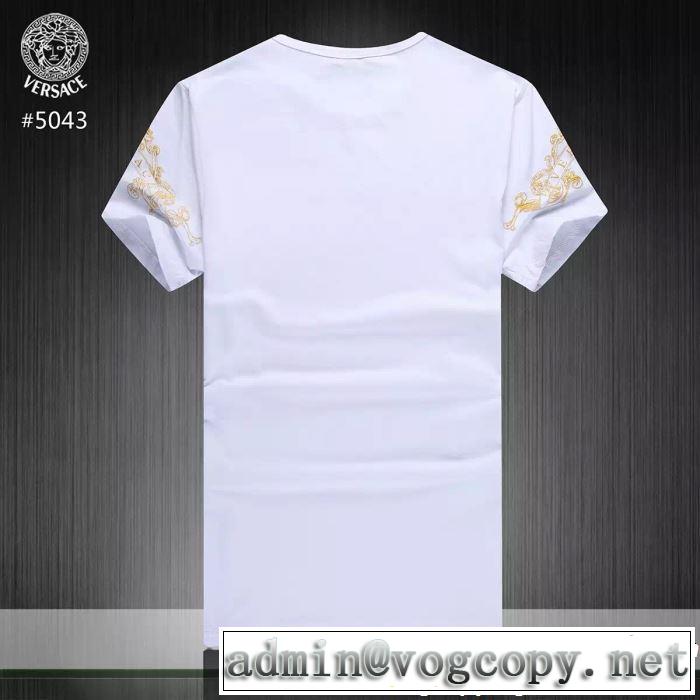2019年最新ファッション ヴェルサーチVERSACE Tシャツ/ティーシャツ 3色可選 きれいめ派に上質