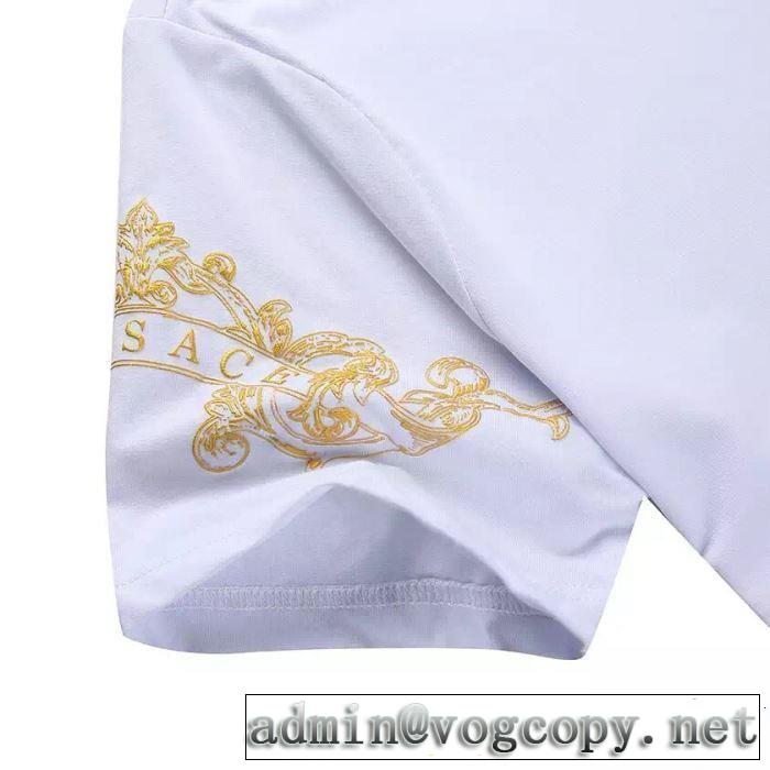 2019年最新ファッション ヴェルサーチVERSACE Tシャツ/ティーシャツ 3色可選 きれいめ派に上質