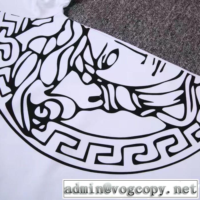 ヴェルサーチVERSACE今年の正解大人気新作  Tシャツ/ティーシャツ 3色可選 2019年の夏のマスト