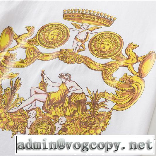 Tシャツ/ティーシャツ 2色可選 春夏に役立つカジュアル ヴェルサーチVERSACE 2019春夏トレンドアイテム
