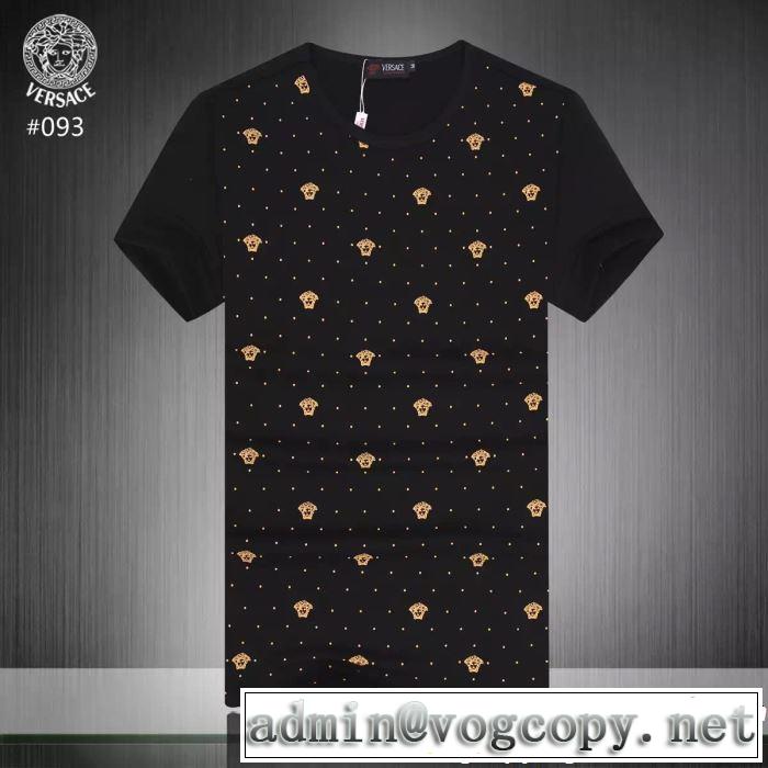  2019年春夏のトレンドアイテム ヴェルサーチVERSACE Tシャツ/ティーシャツ 3色可選 ぐっと鮮度がアップ 