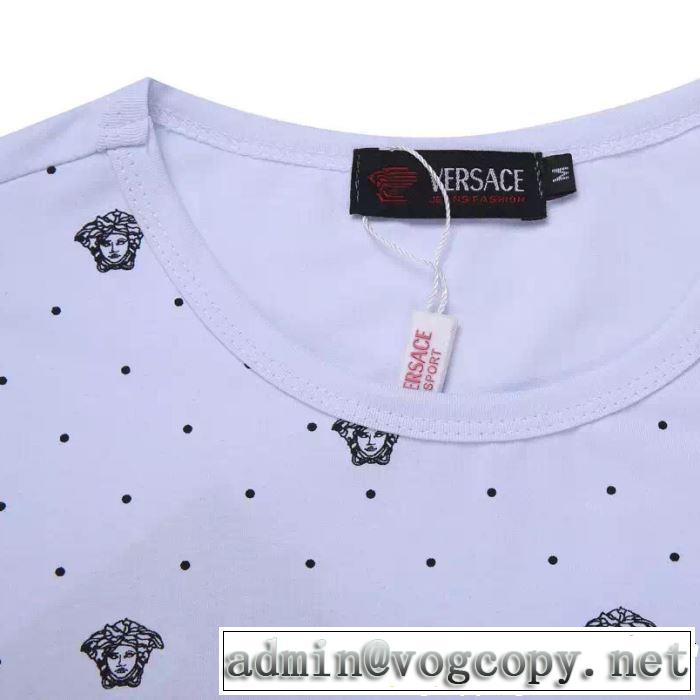 2019年春夏のトレンドアイテム ヴェルサーチVERSACE Tシャツ/ティーシャツ 3色可選 ぐっと鮮度がアップ