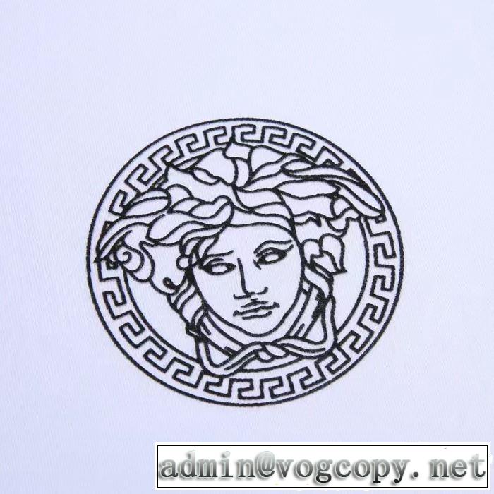 夏のフレッシュな気分に ヴェルサーチVERSACE Tシャツ/ティーシャツ 3色可選 大人可愛いスタイル