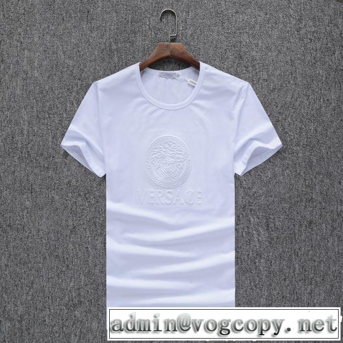  Tシャツ/ティーシャツ 【2019春夏】最新コレクション 2色可選 今シーズン人気のアイテム ヴェルサーチVERSACE 