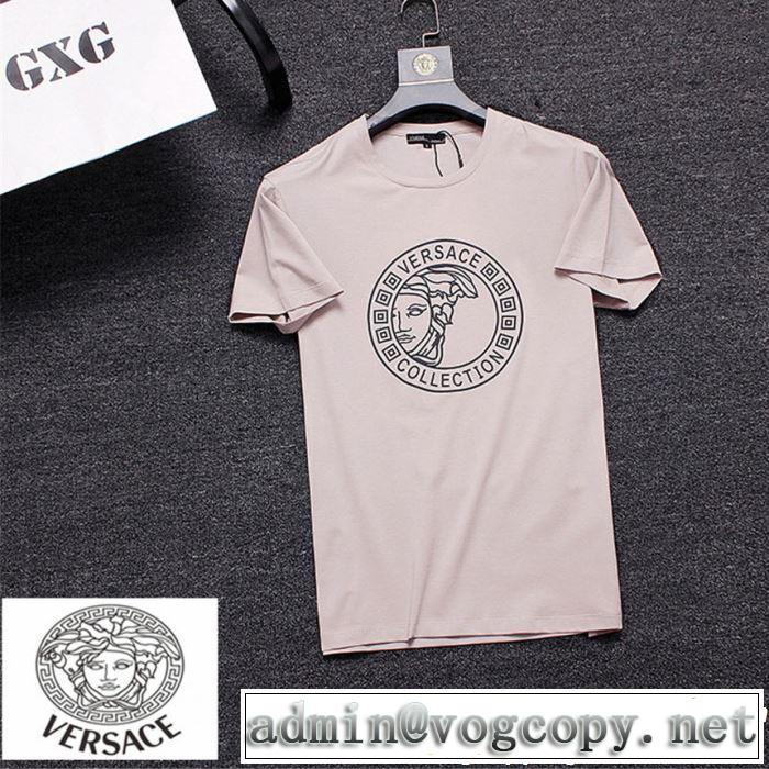 大人のカジュアルスタイル ヴェルサーチVERSACE Tシャツ/ティーシャツ 2019SSのトレンド商品 2色可選