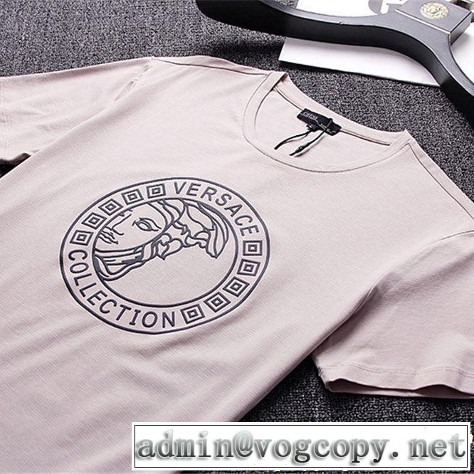 大人のカジュアルスタイル ヴェルサーチVERSACE Tシャツ/ティーシャツ 2019SSのトレンド商品 2色可選