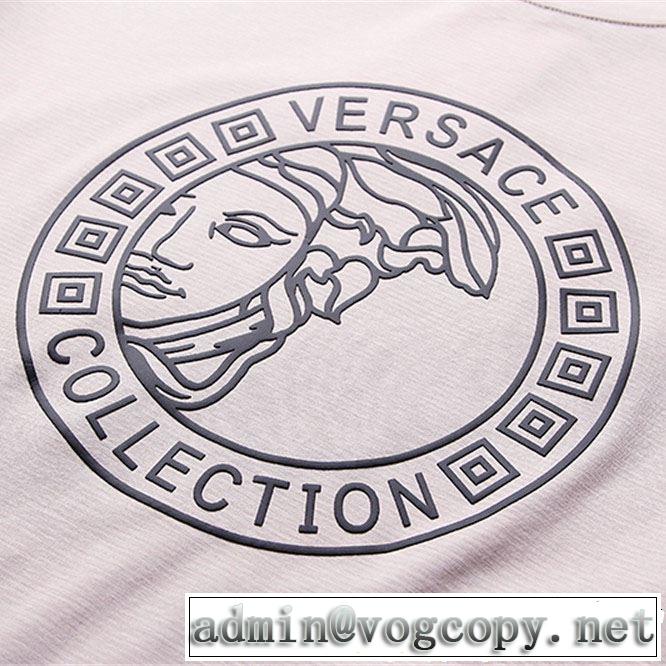 大人のカジュアルスタイル ヴェルサーチVERSACE Tシャツ/ティーシャツ 2019SSのトレンド商品 2色可選