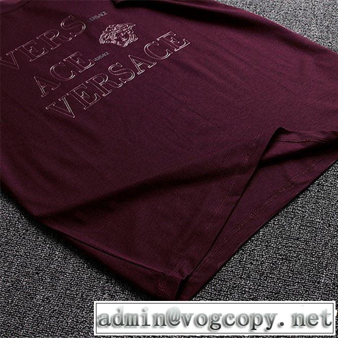 ヴェルサーチVERSACE  2019夏色っぽさ Tシャツ/ティーシャツ 3色可選 春夏らしい華やか