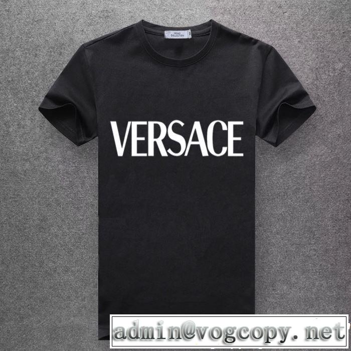  知的優秀アイテム ヴェルサーチVERSACE 2019年春夏流行ファッション Tシャツ/ティーシャツ 多色可選