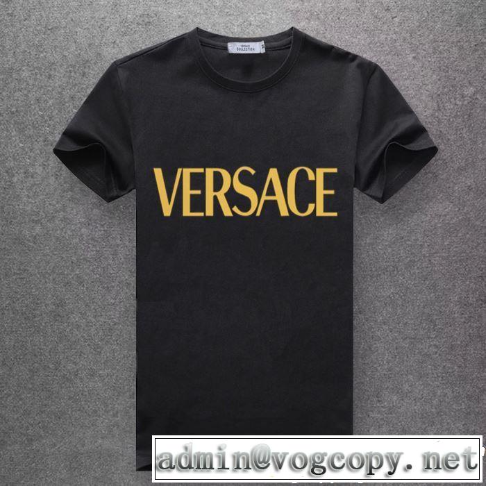 知的優秀アイテム ヴェルサーチVERSACE 2019年春夏流行ファッション Tシャツ/ティーシャツ 多色可選