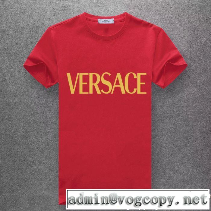 知的優秀アイテム ヴェルサーチVERSACE 2019年春夏流行ファッション Tシャツ/ティーシャツ 多色可選