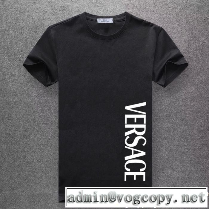  多色可選 新しい斬新なスタイル Tシャツ/ティーシャツ 2019夏ファション新品  ヴェルサーチVERSACE 