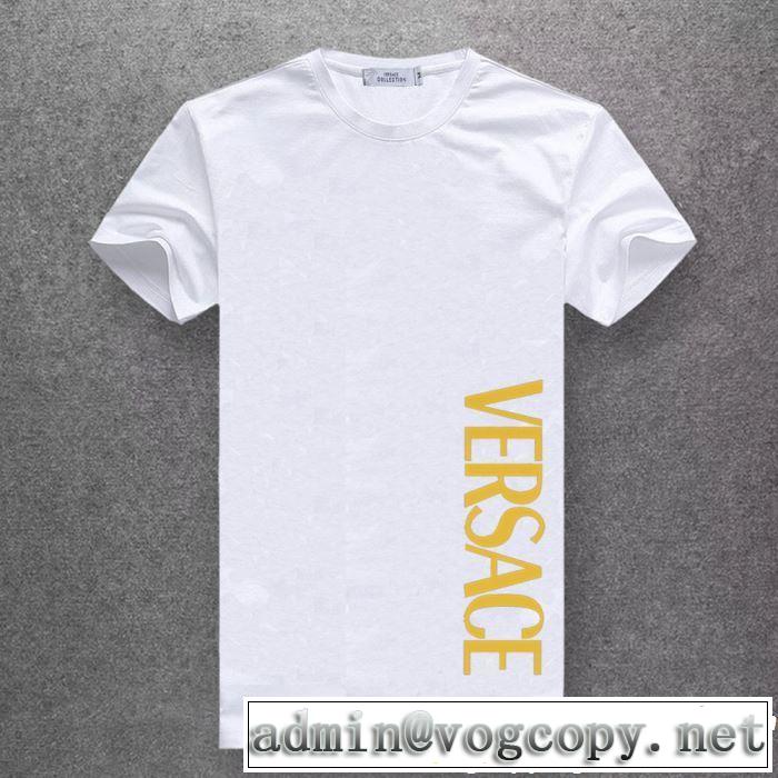 多色可選 新しい斬新なスタイル Tシャツ/ティーシャツ 2019夏ファション新品  ヴェルサーチVERSACE