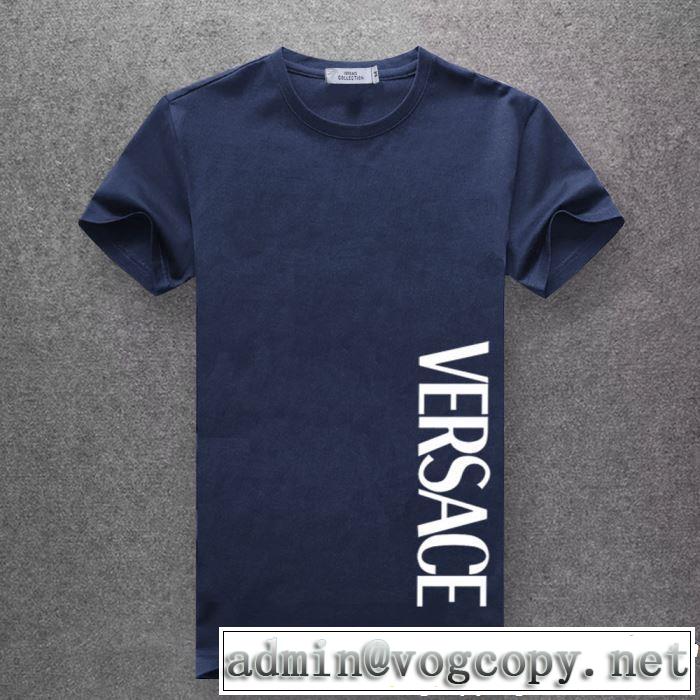 多色可選 新しい斬新なスタイル Tシャツ/ティーシャツ 2019夏ファション新品  ヴェルサーチVERSACE