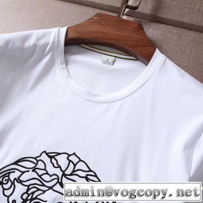 今季流行りの人気新作 ヴェルサーチVERSACE 2019年夏の一押しファッションアイテム Tシャツ/ティーシャツ 2色可選