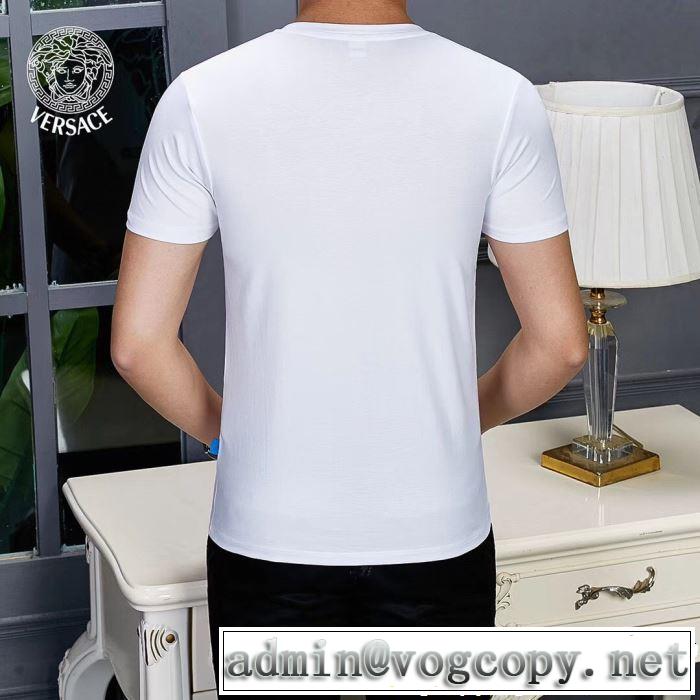 2019SSのトレンド商品 ヴェルサーチVERSACE Tシャツ/ティーシャツ 2色可選 大人のこなれた着こなし