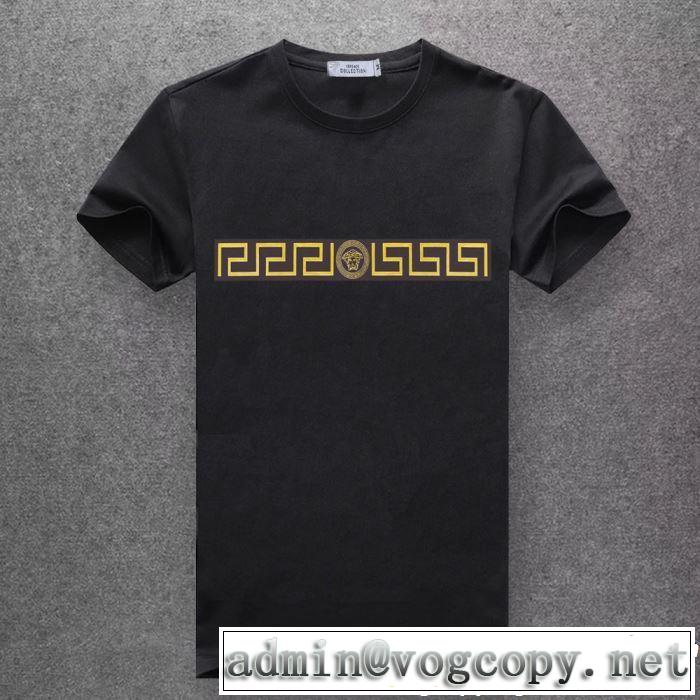  ヴェルサーチVERSACE今年流大人っぽさ  Tシャツ/ティーシャツ 多色可選 2019春夏トレンドアイテム 
