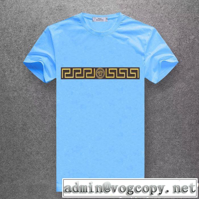 ヴェルサーチVERSACE今年流大人っぽさ  Tシャツ/ティーシャツ 多色可選 2019春夏トレンドアイテム